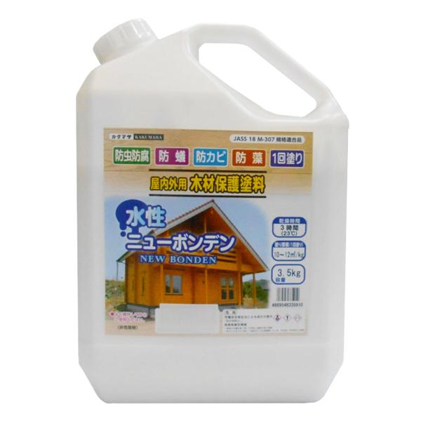 水性ニューボンデン　3.5kg　各色(102〜120)【大阪塗料工業株式会社/カクマサ】