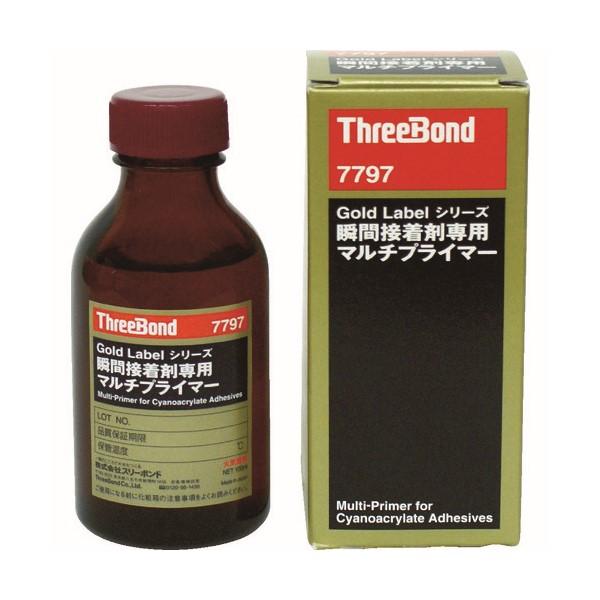 スリーボンド　硬化促進剤　瞬間接着剤用プライマー　ＴＢ７７９７　１００ｍｌ　透明（TB7797）37...