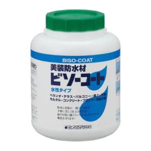 ビソーコート 3kg 標準色 グレー 水性アクリルエマルション系 防水材 ベランダ 屋上 壁面【シャ...
