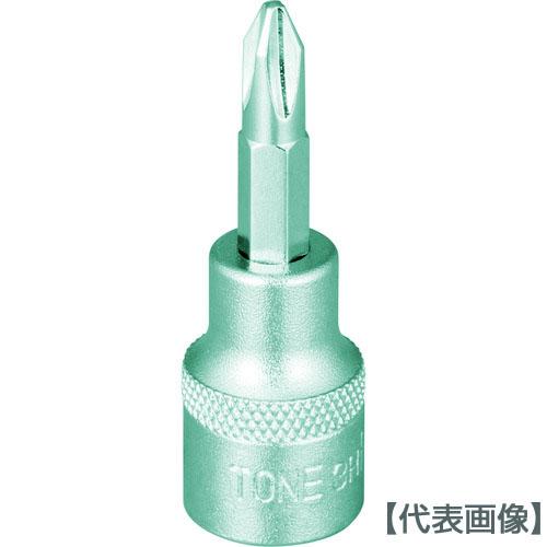 ＴＯＮＥ　ドライバービットソケット　（＋）Ｎｏ．２　差込角９．５ｍｍ（3H-P2）119-7355【...