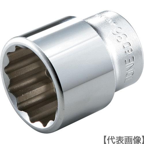ＴＯＮＥ　ソケット（１２角）　対辺寸法３０ｍｍ　全長５６ｍｍ（6D-30）122-3127【ＴＯＮＥ...