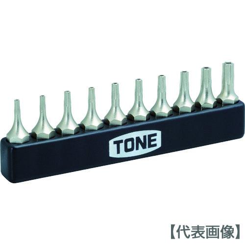 ＴＯＮＥ　オフセット式ラチェットドライバー　Ｔ型トルクスビットセット（いじり防止タイプ）　１０点セッ...