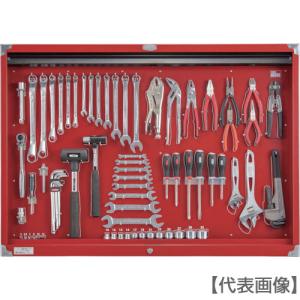 TONE 整備用工具セット シャッター付サービスボード 工具一式のみ