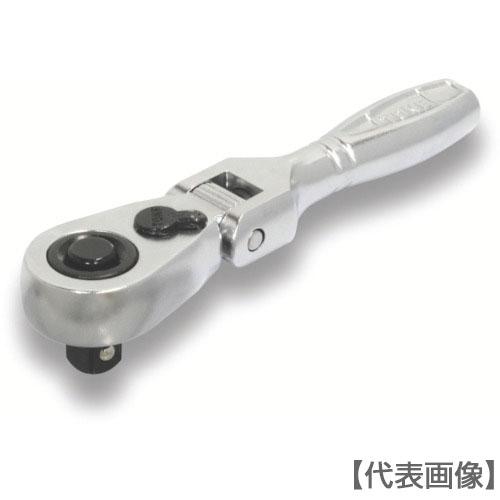 ＴＯＮＥ　ショート首振ラチェットハンドル　歯数７２枚　差込角６．３５ｍｍ　全長９０ｍｍ（RH2FHS...