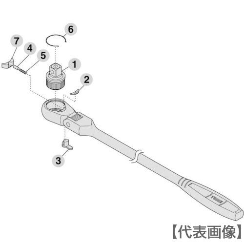 ＴＯＮＥ　ラチェットハンドル用リペアキット　適合機種ＲＨ３ＦＨＳ、ＲＨ３ＦＨ、ＲＨ３ＦＨＬ、ＲＨ３Ｆ...