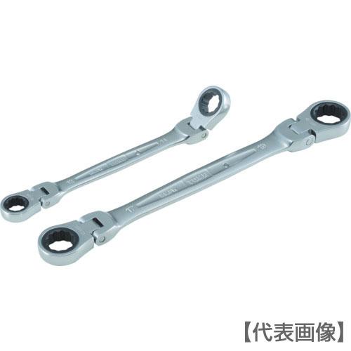 ＴＯＮＥ　両首振ラチェットめがねレンチ　１７Ｘ１９（RMFW-1719）405-7961【ＴＯＮＥ（...