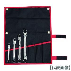 KTC ラチェットめがねレンチ（両頭型首振りタイプ） 14X17mm