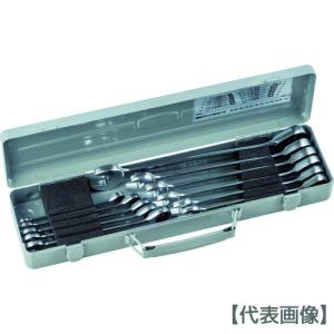 TONE（トネ） 首振ラチェットめがねレンチセット 10pcs (RMF100 