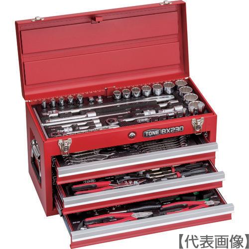 ＴＯＮＥ　整備用工具セット　ツールセット（レッド仕様）　間口５０８×奥行２３２×高さ３０２ｍｍ（TS...