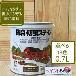 防腐・防虫ステイン 木材保護塗料 0.7L ナフタデコール ロック 防腐・防虫ステイン 木材保護塗料 0.7L ナフタデコール ロック