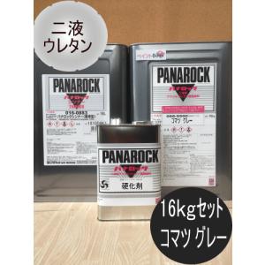 ☆パナロック二液型 アクリルウレタン塗料☆ コマツ レイクブルー】【主剤+硬化剤+シンナー】 パナロック 2液型