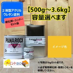 【コマツ ナチュラルイエロー】【主剤+硬化剤+シンナー】 パナロック 500g〜選べます 2液型ウレ...