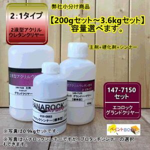 149-7150 エコロック グランドクリヤー 【主剤＋硬化剤+シンナー】自動車 バイク 2液型アク...