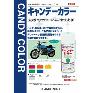 イサムエアゾール キャンデーカラー上塗クリヤー...の詳細画像2
