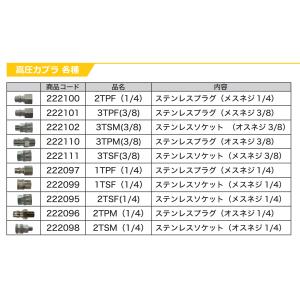 精和産業 高圧カプラ(SUS) 各種の詳細画像1