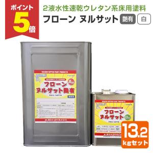 P5倍！】 フローン ヌルサット 艶有 常備色 13.2kgセット （東日本塗料