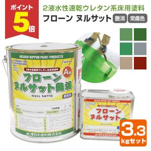 P5倍！】 フローン ヌルサット 艶有 常備色 13.2kgセット （東日本塗料