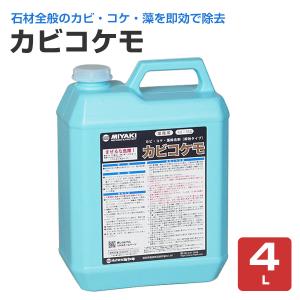 カビコケモ　4L（ミヤキ アルカリ性 カビ・コケ・藻 除去剤）｜paintjoy