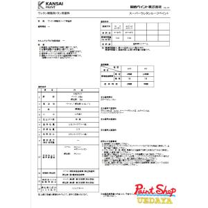 関西ペイント　スーパーウレタンルーフペイント  　ローヤルレッド　15KGセット　【送料無料】｜paintshop-uedaya