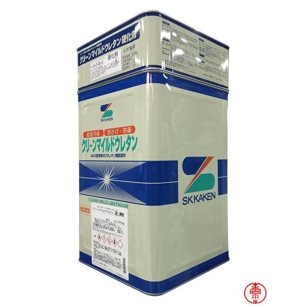 クリーンマイルドウレタン つや有り 15kgセット SR標準色(白・淡彩〜極濃)・日本塗料工業会塗料...