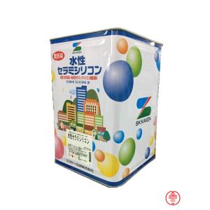 水性セラミシリコン つや有り 16kg SR標準色(白・淡彩〜極濃)・日本塗料工業会塗料用標準色(淡彩〜極濃) 一液水性セラミックシリコン エスケー化研｜paintshop