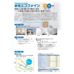水性エコファイン 艶消し 16kg 白・淡彩色...の詳細画像2