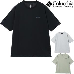 コロンビア Tシャツ COLUMBIA CROOKED RIVER S/S TEE クロックドリバーショートスリーブTシャツ 正規取扱店 速乾 紫外線 半袖 クルーネック メンズ PG9418