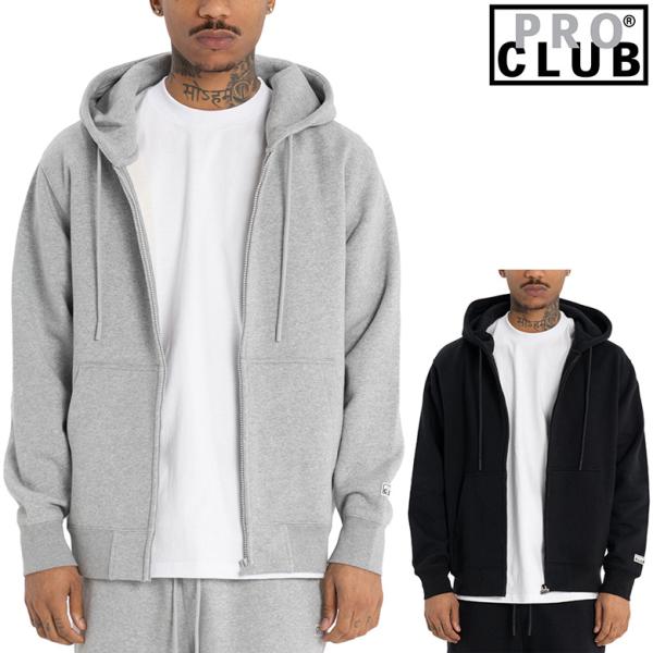 プロクラブ ジップ パーカー PRO CLUB HEAVY WEIGHT BASIC ZIP UP ...