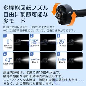 【12Mpa】高圧洗浄機 コードレス 充電式 ...の詳細画像5