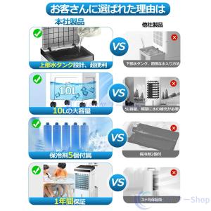 即納 冷風扇 冷風機 強力 羽なし 扇風機 サ...の詳細画像2