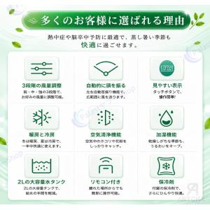即納 冷風機 扇風機 小型 業務用 冷風扇 強...の詳細画像3