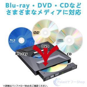 外付ブルーレイドライブ ポータブルドライブ U...の詳細画像5