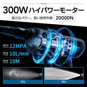即納【12Mpa】高圧洗浄機 コードレス 充電...の詳細画像5
