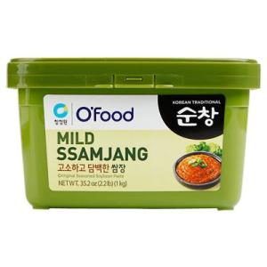 『清浄園』O'Food スンチャン サムジャン(1kg) 味付け味噌 淳昌 サンチュ味噌 テンジャン コチュジャン 焼肉 韓国調味料 韓国食材 韓国食品｜paldo