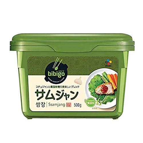 ビビゴ サムジャン 味付け味噌 500g CJ bibigo 焼肉 サンチュ味噌 韓国調味料 韓国食...