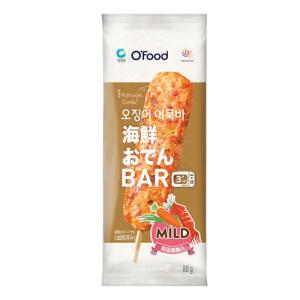 冷凍 O’Food 海鮮おでんバー イカおでんバー 80g ハッバー スティックおでん スティックかまぼこ 清浄園 韓国食品