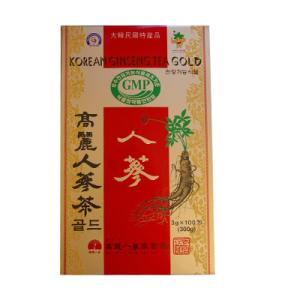 【当店おすすめ】高麗人参茶GOLD・粉末状(3gx100包・紙箱) 粉末茶 健康茶 伝統茶 韓国お茶...