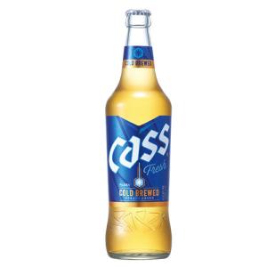 『OBビール』カス・フレッシュ(瓶ビール・500ml×1本) CASS 韓国ビール 韓国お酒 韓国酒 韓国食品｜paldo