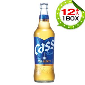 【まとめ買いがお得★1個当り539円】『OBビール』カス・フレッシュ(瓶ビール・1BOX=500ml×12本) CASS 韓国ビール 韓国お酒 韓国酒 韓国食品｜paldo