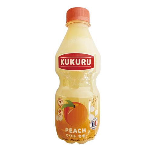 『ククル』ヨーグルト ピーチ味 (280ml) 低カロリー ヨーグルト飲料 フルーツヨーグルト 韓国...