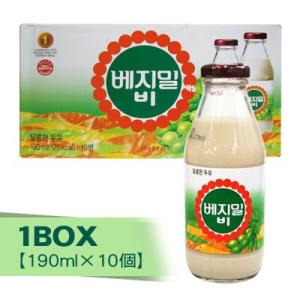 【期間限定SALE】『ション食品』ベジミルB(瓶)1BOX(=190ml×10本) 豆乳 甘い 韓国...