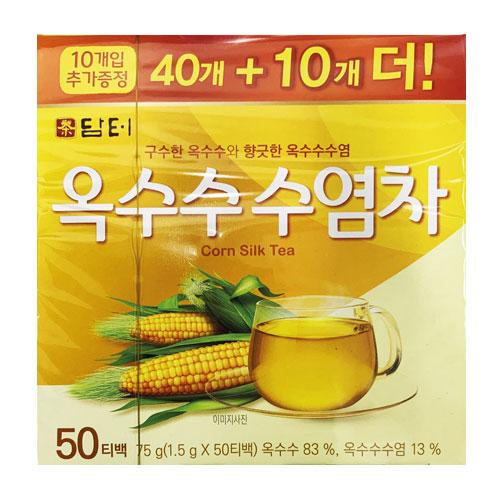 【パッケージ変更】ダムト トウモロコシひげ茶 75g (1.5g×50包) 韓国お茶 韓国飲料 韓国...