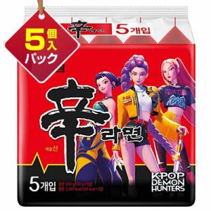 農心×KPop Demon Hunters コラボ 限定パッケージ発売！ 農心 辛ラーメン 辛い 1...