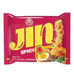 オットギ ジンラーメン スパイシー 120g×1個 韓国ラーメン インスタントラーメン 韓国食品