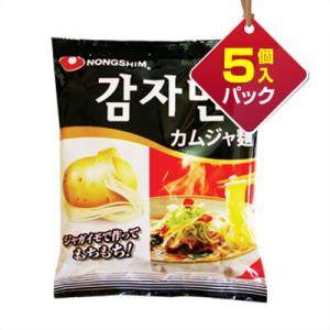 農心 ジャガイモ麺 じゃがいもラーメン 117g×5個入りパック ■1個当り195円 カムザメン ノ...