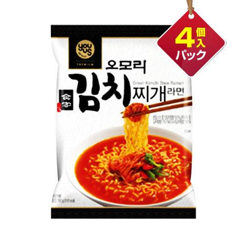 『Paldo』オモリキムチチゲラーメン(160g×4個入りパック) ■1個当り338円&lt;br&gt;キムチ...