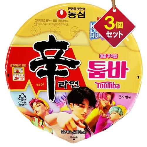 農心×KPop Demon Hunters コラボ 限定パッケージ発売！農心 辛ラーメン トゥーンバ...