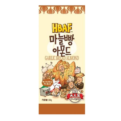 『HBAF』ガーリックパンアーモンド(30g) ギリム Tom&apos;s farm 韓国で人気のお菓子 ハ...