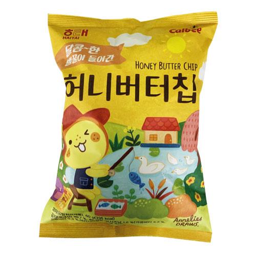 ヘテ ハニーバターチップ ポテトチップ 60g HAITAI スイートポテト スナック 韓国お菓子 ...