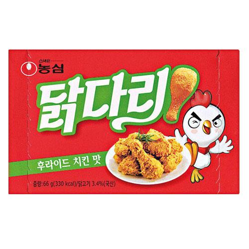 『農心』ダックダリスナック (フライドチキン味・66g) 韓国スナック 韓国お菓子